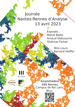 Affiche de la journée Nantes Rennes d'Analyse 2023