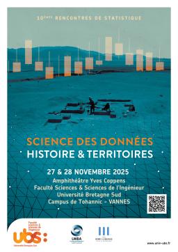 Affiche des Rencontres de Statistique 2025
